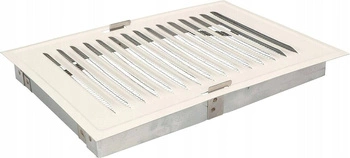 Kratka wentylacyjna metalowa kominowa z siatką 14x21cm