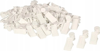 Żabki ruchome pcv do szyny sufitowej zestaw 100 szt.