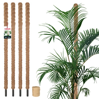 Palik kokosowy do roślin 120 cm x 32 mm zestaw 4 szt.