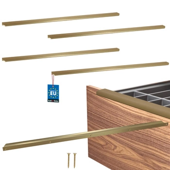 Uchwyt meblowy aluminium złoty mat 780/800 mm zestaw 4 szt