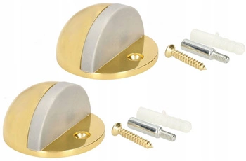 Odbojnik przykręcany odbój do drzwi stoper 45 mm - 2 szt. - Kolor złoty