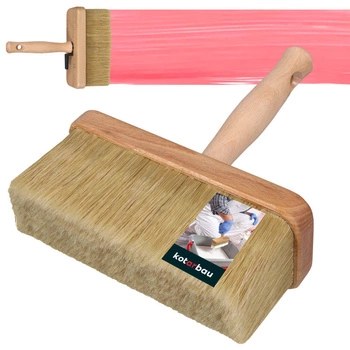 Pędzel malarski ławkowiec duży szeroki do tapet gruntu 180 mm