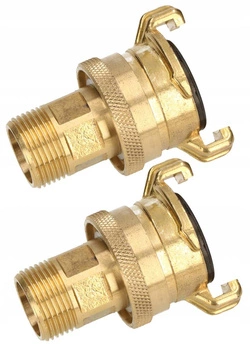 Złącze kłowe węża 3/4" szybkozłączka mosiężna - 2 szt.