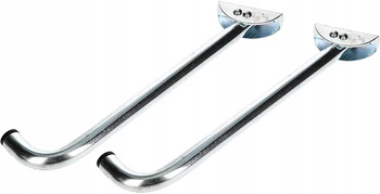 Hak składany wieszak do garażu piwnicy 300mm - 2 szt.