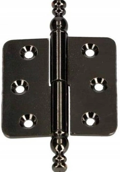 Zawias meblowy składany ozdobny mebli czarny prawy