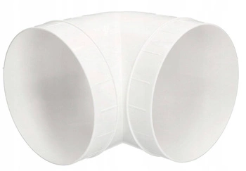 Kolano kolanko kanału wentylacyjnego okrągłe 150mm