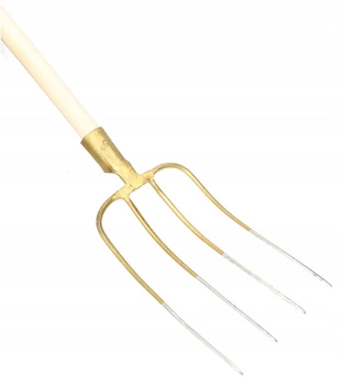 Widły 4-zębne trzonem gospodarcze rolnicze do kopania z trzonem