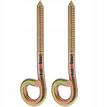 Hak huśtawkowy do drewna belki uchwyt wkręcany m12 - 2 szt.