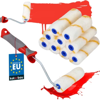 Wałek malarski złota nić 11 cm zapas do malowania - 10 szt.