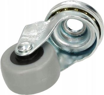 Kółko obrotowe meblowe 30 mm łożysko otwór koło