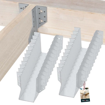 Wieszak belki drewnianej ciesielski krokwiowy 80x120 mm zestaw 25 szt.