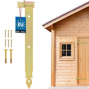 Zawias pasowy ozdobny złoty 500 mm