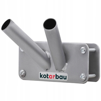 Uchwyt do flag balkonowy 170 balustrady podwójny - Kolor popiel