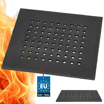 Ruszt żeliwny kominkowy do pieca 38x35 cm