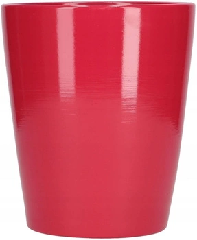 Doniczka osłonka ceramiczna na kwiaty 12 cm różowa