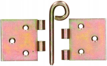 Zawias rozłączny 100x50 mm budowlany ocynk mebli - 10 szt.