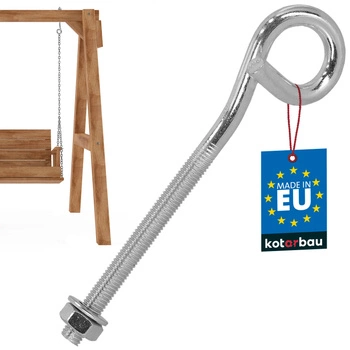 Hak huśtawkowy wkręcany nierdzewny M10 170 mm