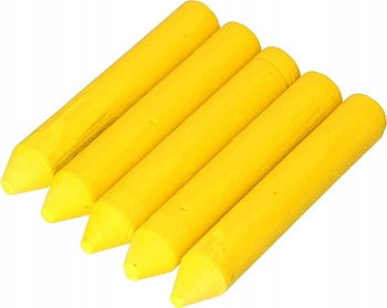 Kreda wodoodporna żółta do opon zestaw 5 szt.