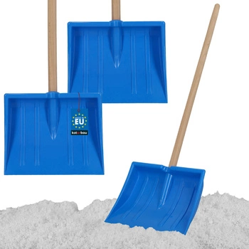 Łopaty do śniegu dla dzieci niebieskie zestaw 2 szt