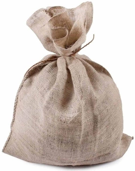 Worek jutowy naturalny przechowywanie choinka