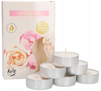 Zestaw tealight podgrzewacze świeczki zapachowe wkłady special day - 6 szt.