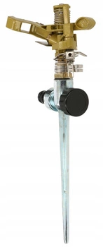 Zraszacz pulsacyjny wbijany 360° ogrodowy trawnika