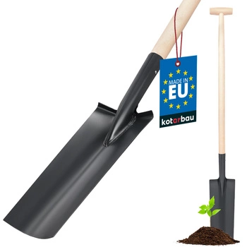 Łopata szpadel drenarski wąski długi sadowniczy - Kolor czarny