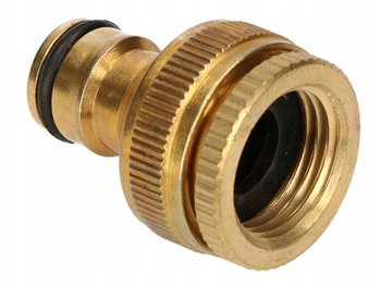 Przyłącze mosiężne na kran 1/2" 3/4" adapter szybkozłącze