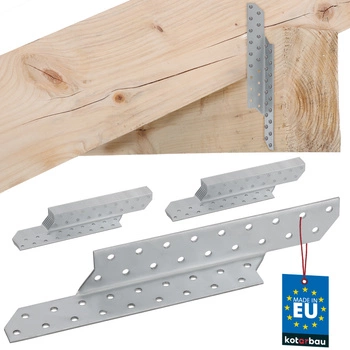 Łącznik ciesielski krokwiowy złącze płatwiowe prawy 250x35 mm zestaw 12 szt.