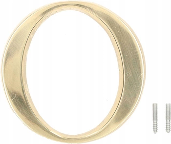 Litera "o" na dom drzwi elewację z mosiądzu 10 cm