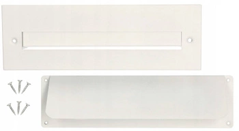 Wrzutnik listowy wrzutnia na listy do drzwi biały - 275 mm