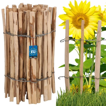 Płotek leszczynowy ogrodzenie obrzeże palisada łupanka 60 cm