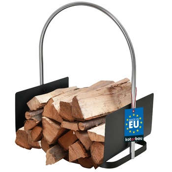 Nosidło stojak kosz na drewno kominkowe opał 37 cm