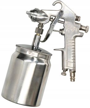Pistolet lakierniczy 1,5 mm dolny zbiornik 0,6 l stal