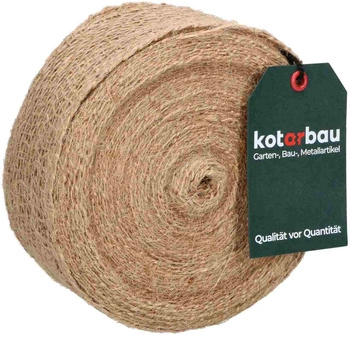 Taśma 6cm wstążka jutowa juta naturalna rolka 20m