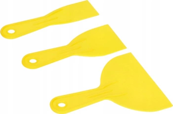 Szpachla szpachelka skrobak plastikowy - zestaw 3 szt.