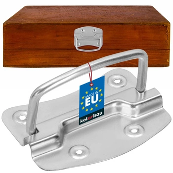 Uchwyt skrzyniowy srebrny 110x80 mm