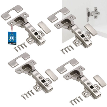 Zawias meblowy 35 mm samodomykający puszkowy - 4 szt.