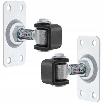 Zawias regulowany przykręcany m12 zestaw 2 szt.