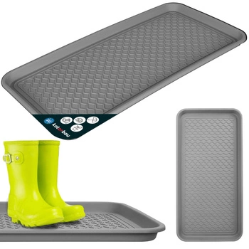 Ociekacz na buty plastikowy 38x76 cm - Kolor szary