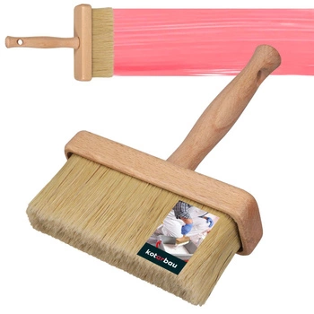 Pędzel malarski ławkowiec duży szeroki do tapet gruntu 140 mm