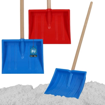 Łopaty do śniegu dla dzieci niebieska czerwona zestaw 2 szt