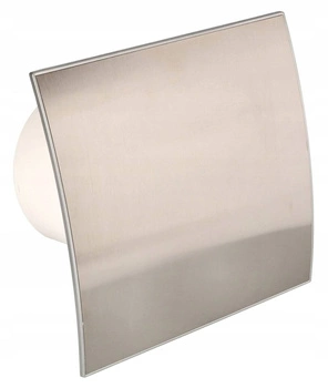 Wentylator łazienkowy domowy fi 100mm panel srebro
