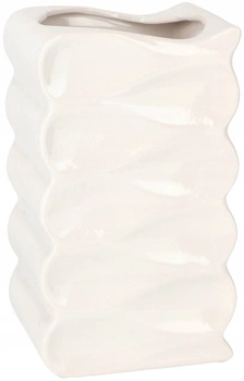 Doniczka ceramiczna donica osłona 26 cm biała