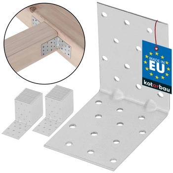 Kątownik łącznik ciesielski 80x80x60 - 25 szt.