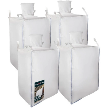 Lej spustowy big bag na pasze zboże ziarno pszenice 1000 kg zestaw 4 szt.