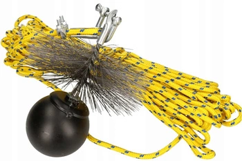 Zestaw kominiarski 150 mm do czyszczenia kominów 16 m