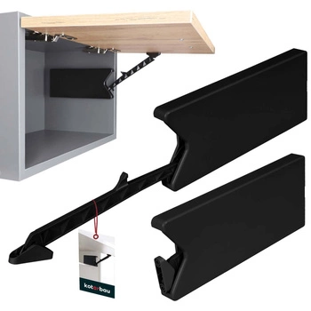 Podnośnik meblowy uniwersalny czarny