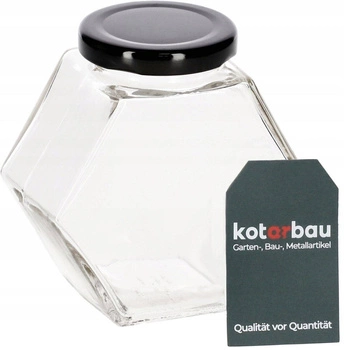 Słoiczek szklany 180 ml słoik pojemnik na przyprawy miód