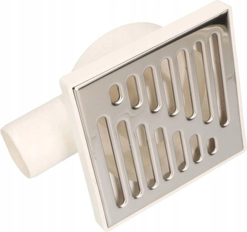 Kratka odpływowa pod prysznic fi50 15x15 cm